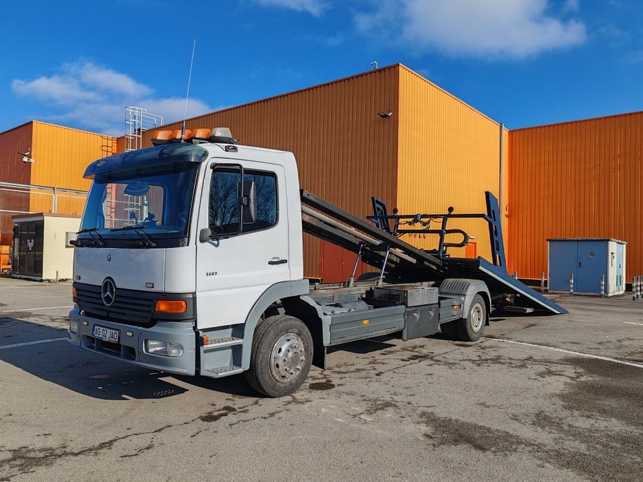 Vand/Schimb Atego 1223L Autoplatforma 2 pozitii/ Platou hidraulic/ Furca