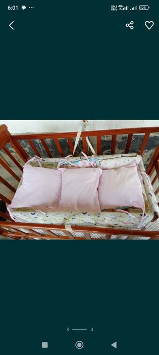 Манеж сатылады, матрасы мен люлкасымен. Таза әрі жаңа