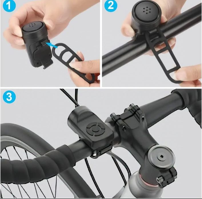 Мощен клаксон и аларма за велосипеди