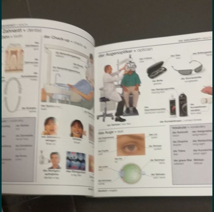 Немско английски двуезичен визуален речник