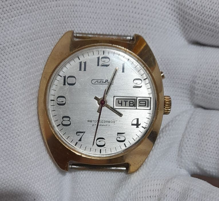 Советские позолоченные часы