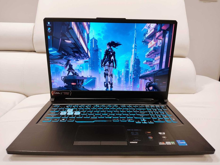 Laptop gaming Asus TUF, intel core i7 -11800H, RTX 3050 TI,  17,3 inch