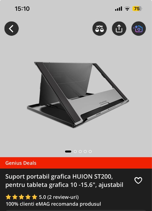 Tableta grafica Huion Kamvas Pro 16