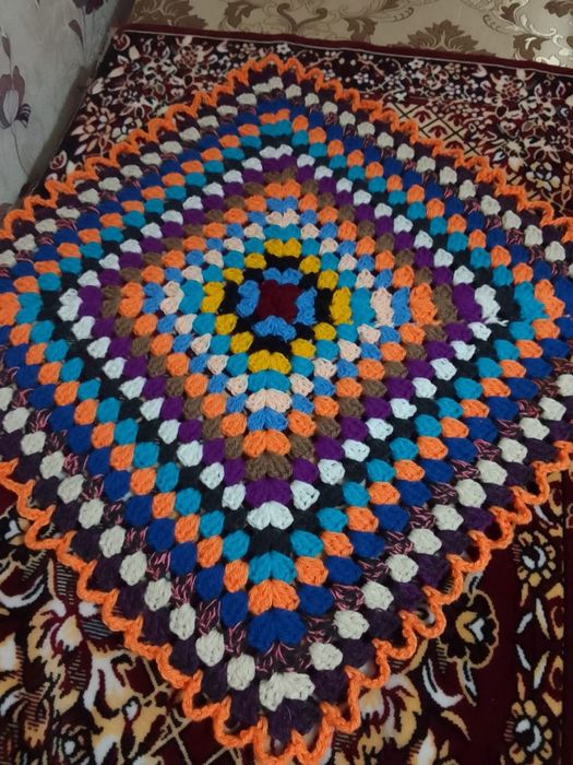 Коврики вязанные