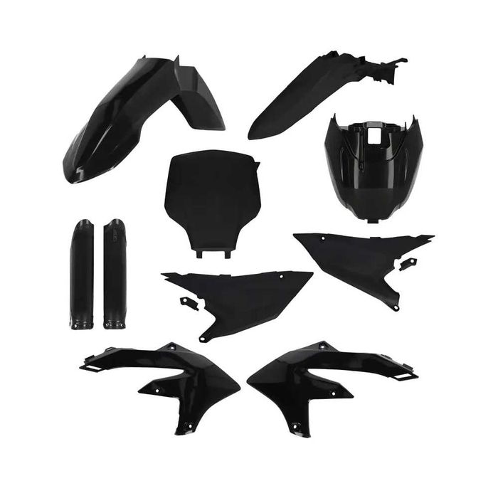 Пълен кит пластмаси Yamaha YZ450F 2026 черен и син за нови модели