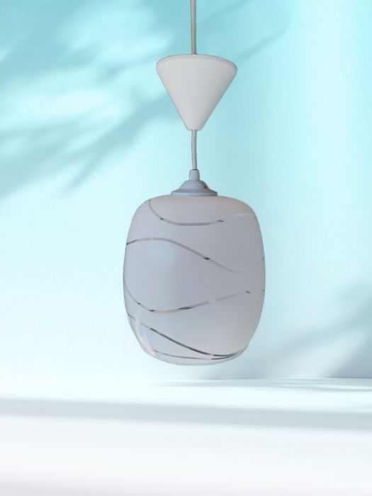 Полилей за хол стъклен на верижка