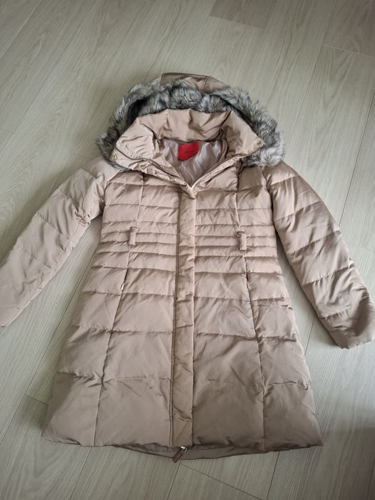 MANGO L-XL Зимно луксозно яке с пух