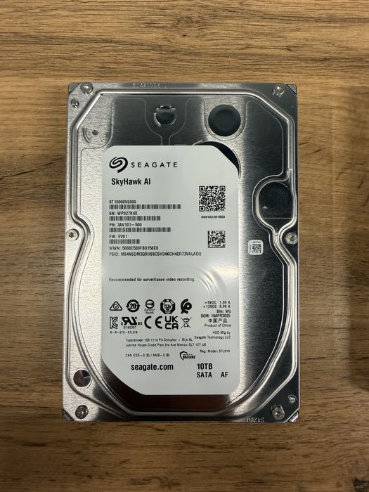 Жесткие диски | Seagate 10tb SkyHawk Al | Новые
