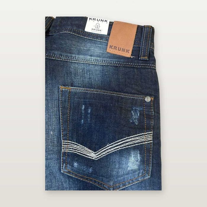 Krunk багги дънки washed distressed M – нови