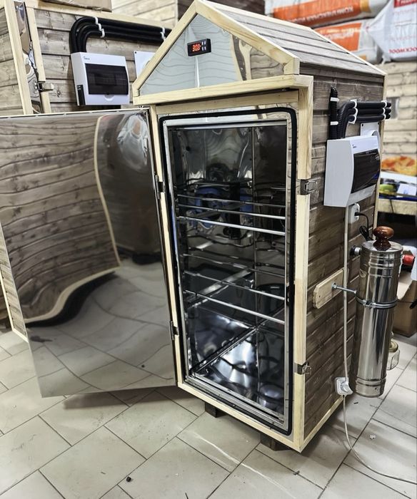 Коптильный шкаф ( коптилка , коптильня )