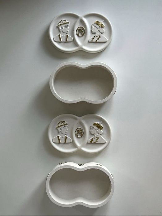 Бонбоньерки из гипса Love