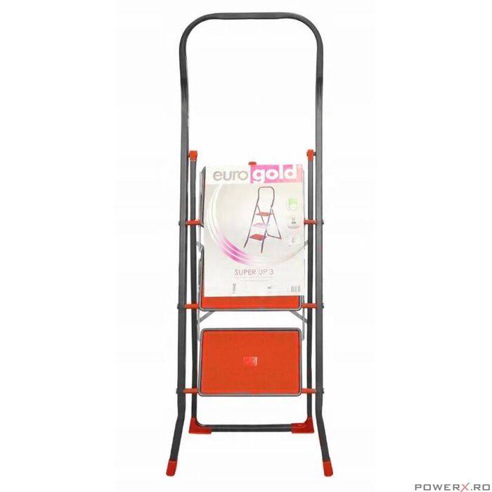 Scara pliabila, solida, 3 trepte, capacitate maxima 150 kg Sepio