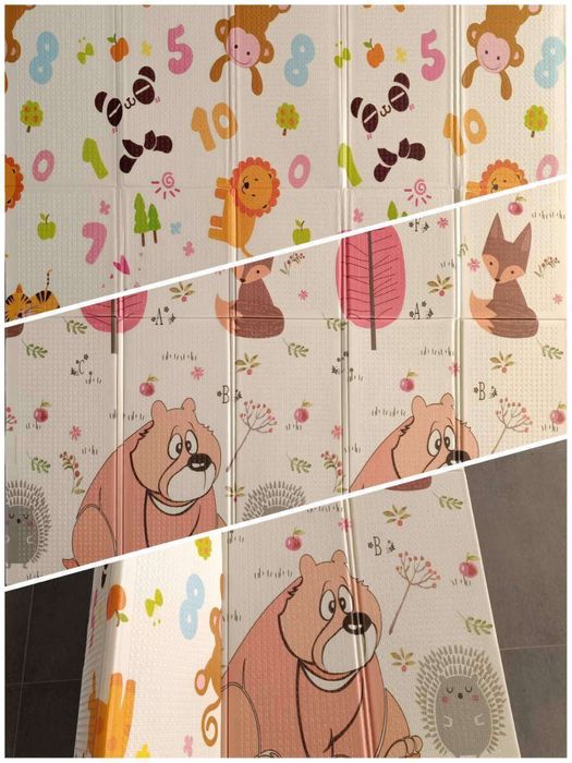 Сгъваемо килимче за игра 180х200см