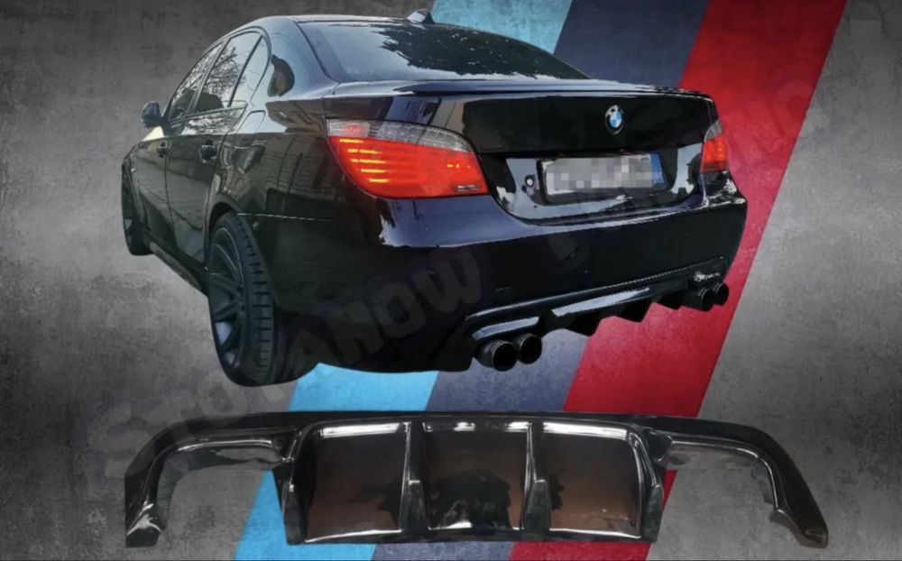 Двоен уребрен дифузьор BMW E60/61