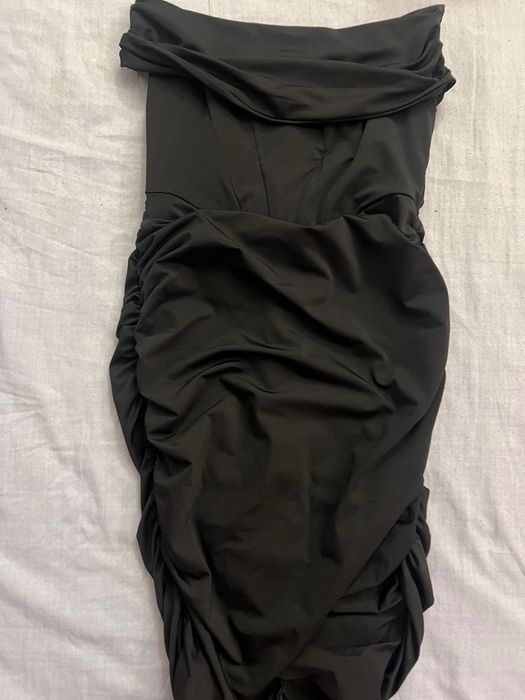 Черна къса рокля