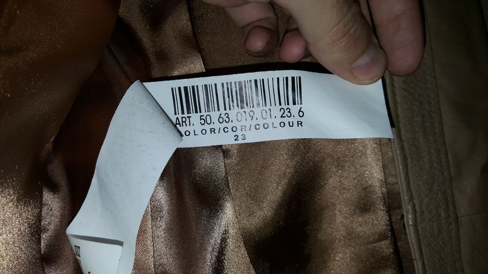 Geaca piele dama  Blanco masura S