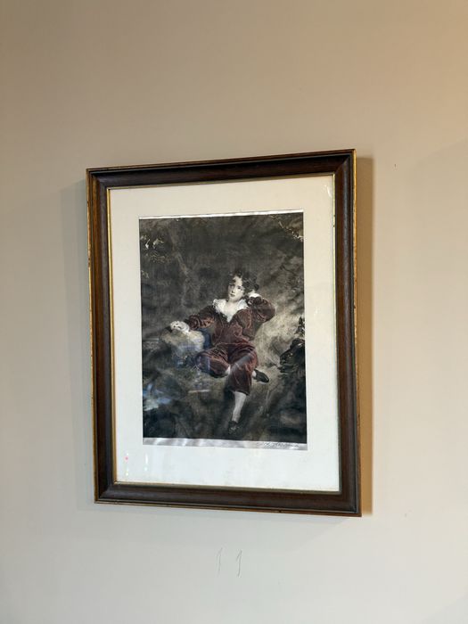 Tablou pictura pe matase, reproducere