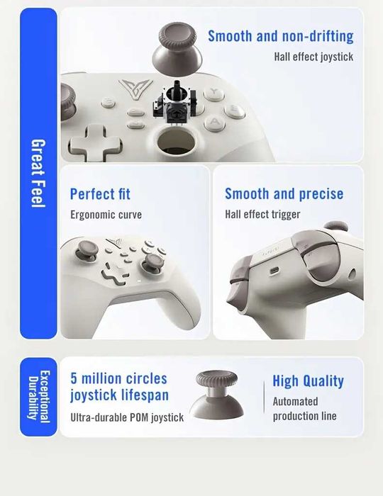 геймпад джойстик gamesir nova lite, easysmx x05, flydigi desert fox