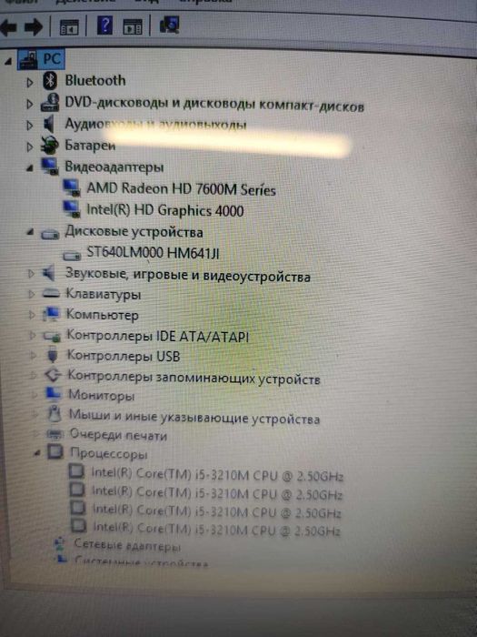 HP intel core i5 ОЗУ 6 гб все работает