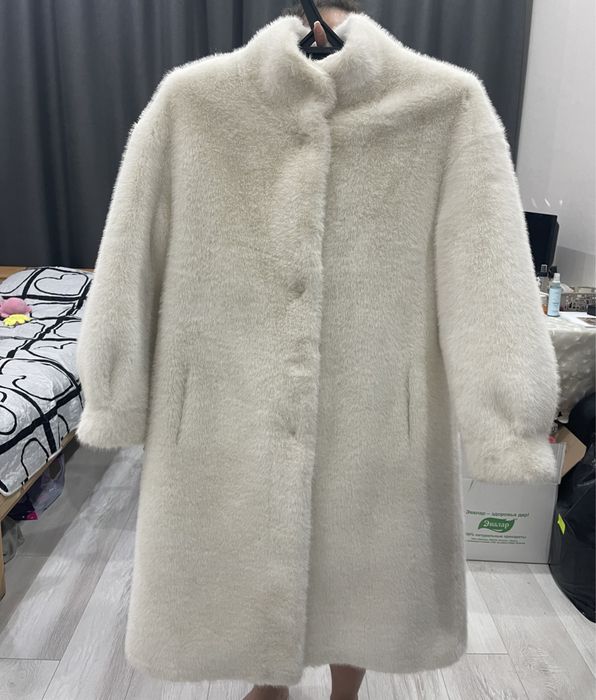 Шуба из экомеха