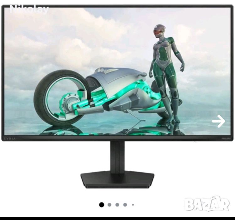 Геймърски компютър и монитор