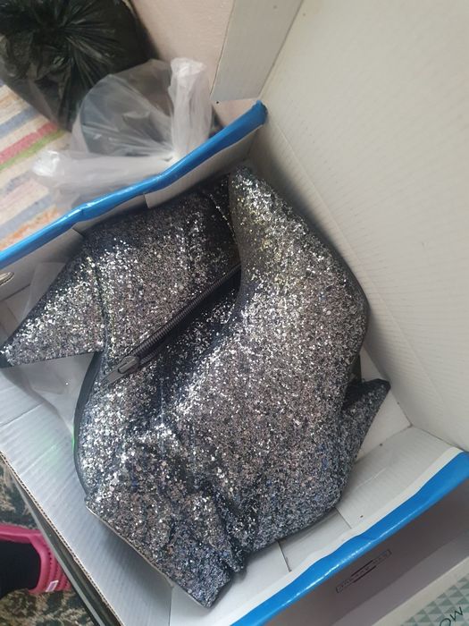 Botine western sclipici