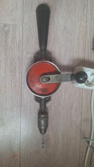 Дрель ручная, производство СССР.