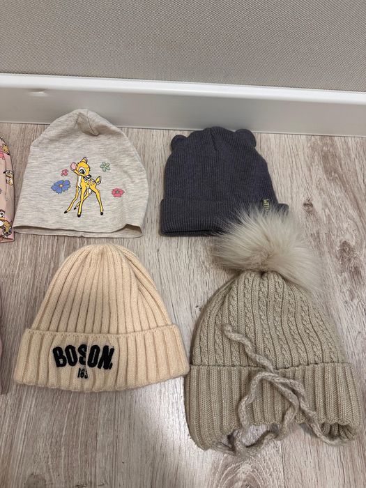 Шапочки от года до двух лет