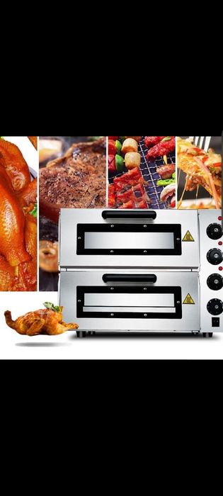 Пицца печь двойная