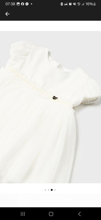 Rochie alba 86 Mayoral