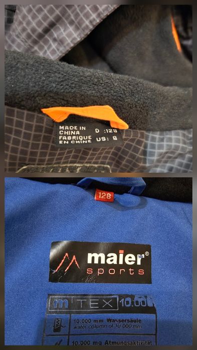 Geaca copii ski, marime 128, respectiv 7-8 ani.