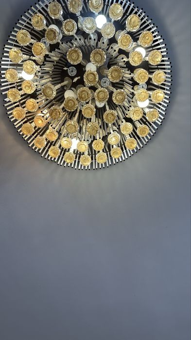 Люстра потолочная хрусталь