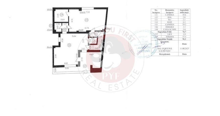 Penthouse Polona | 2 camere | Lux | 120mp terasa | B13014