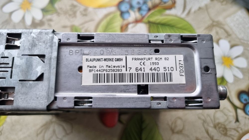 Casetofon auto blaupunkt frankfurt rcm 82