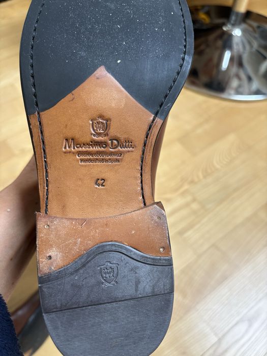 Cizme piele Massimo Dutti 42