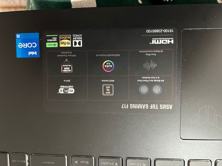 Asus Tuf Gaming F17