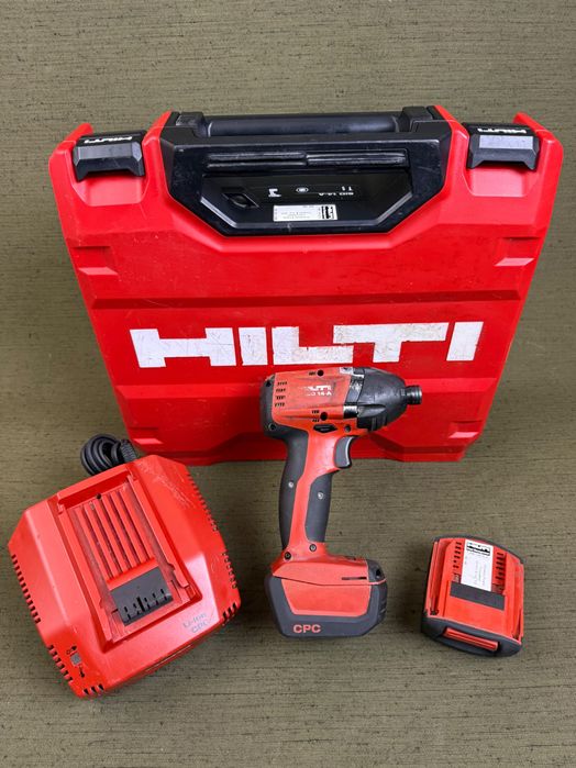 Hilti SID 14-A импакт ударен винтоверт с 2 батерии и зарядно