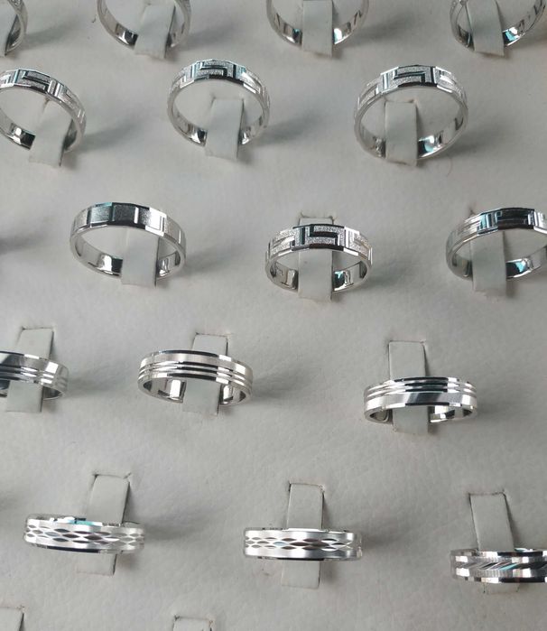 Мужские Обручальные из Серебро  Nikoh Uzuklari 925° Kumush Uzuk