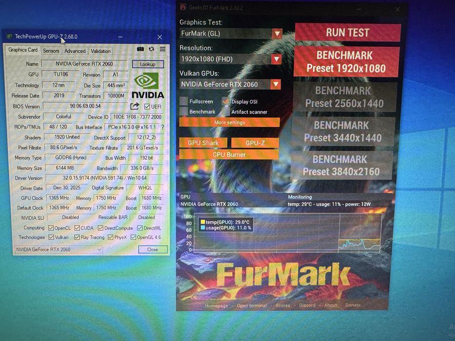 Видеокарта Colorful GeForce RTX 2060 6 GB