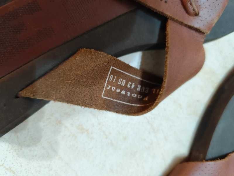 REPLAY papuci din piele pt barbati, NR 43