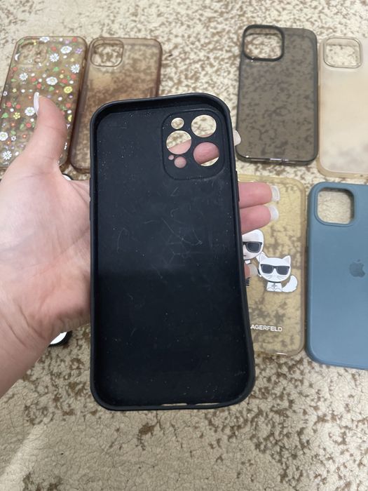 Продается Чехол для Айфона 12 про мах Новый и есть Старые