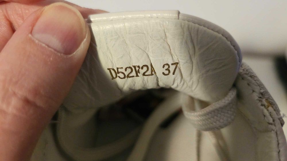 Geox alb, design impletit, marimea 37 EU, 7 US, 4UK