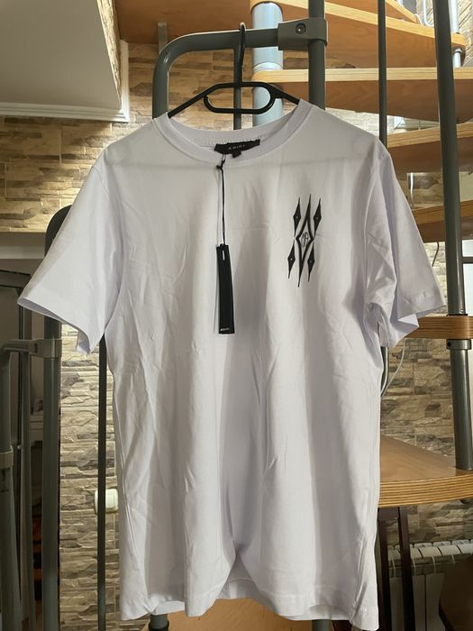 Tricou Amiri Alb,Marimea L