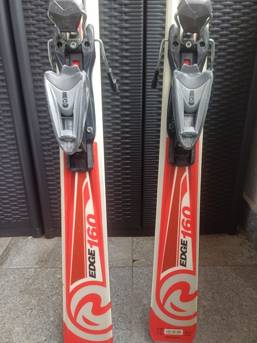 Schiuri alpine Rossignol Edge, lungime de 160 cm, bonus bețe!