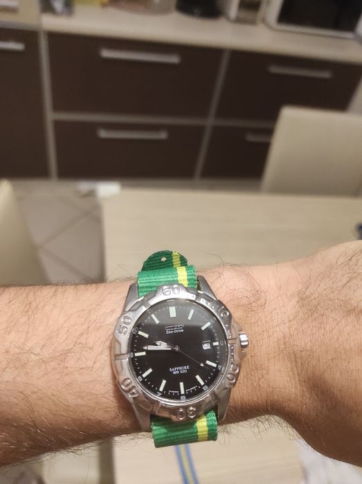 Citizen Saphire / Safir Eco-Drive WR 100