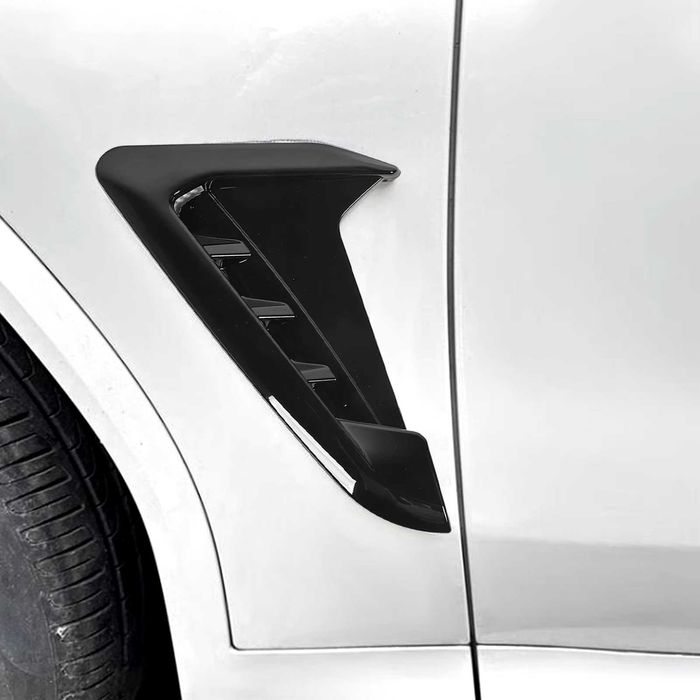 Extensii Ornamente Aripi Laterale BMW X3 G01 X4 G02 Aerisiri Negru Luc