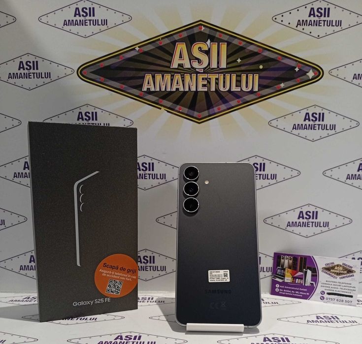 Samsung S25 FE, NOU, 128 GB,100% baterie