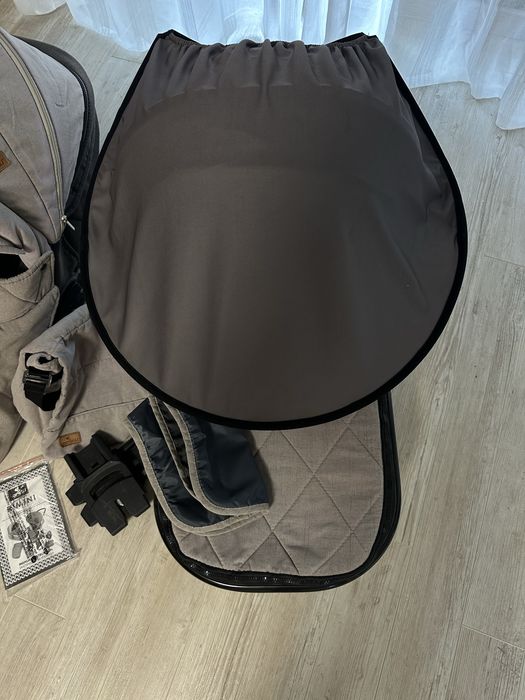 Бебешка комбинирана количка Lorelli Rimini String&Black