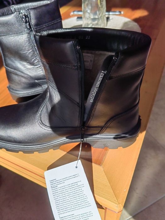 Нови мъжки боти естествена кожа