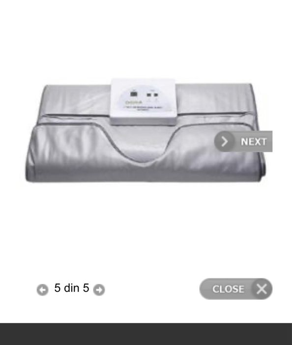 Patura termala Infrarosu 650W , Detoxifiere, Pierdere in Greutate